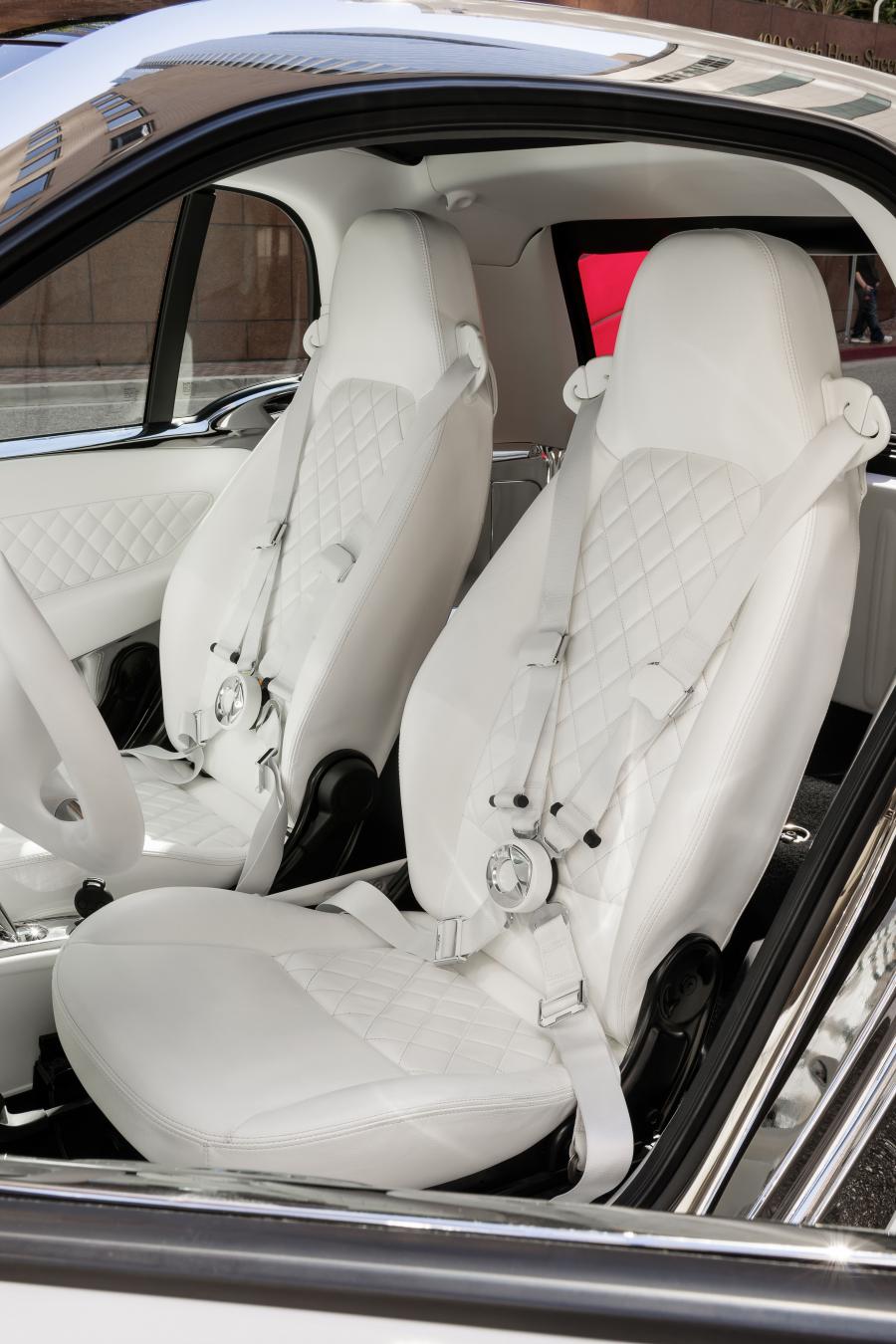Интерьер Smart ForTwo Electric Drive by Jeremy Scott 2012 года  (фото 7 из 44)